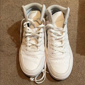 Adidas White High-Top Sneakers